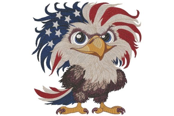 American Patriotic Eagle Flag Embroidery Review