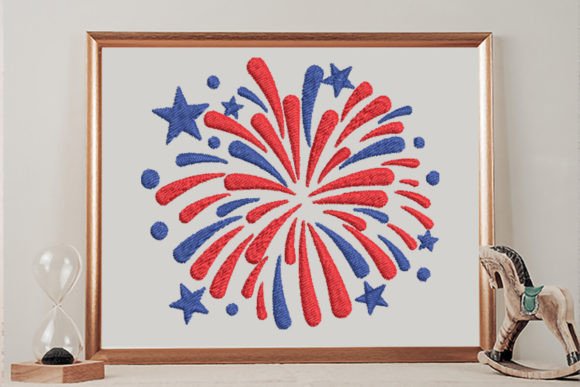 Fireworks 4th of July Embroidery Design Review