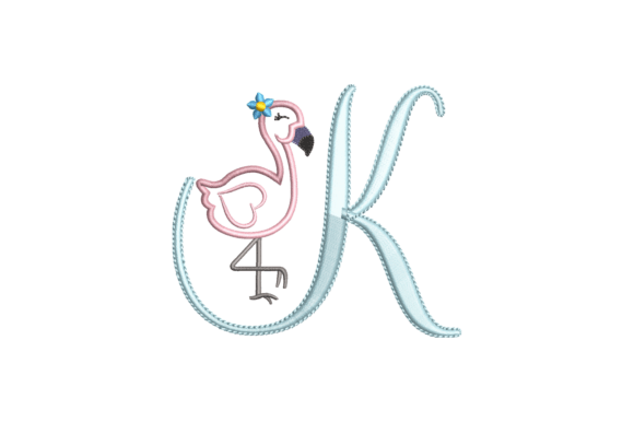 Flamingo Alphabet K Embroidery Review