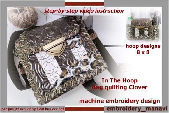 In the Hoop Bag Quilting Clover: A Holiday Design Review
