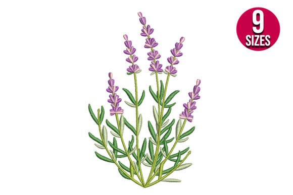 Lavender Bush Embroidery Review