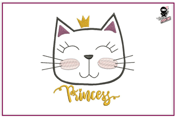 Princess Cat Embroidery, Cute Baby Review