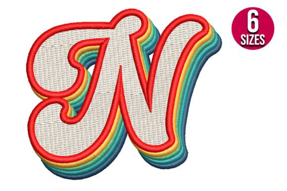 Retro Alphabet Letter N Review