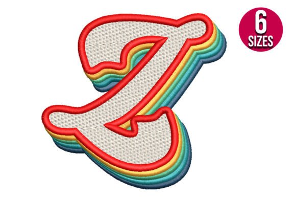 Retro Alphabet Letter Z Embroidery Review