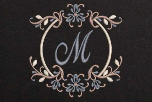 Single Monogram in Frame Letter M Black Review