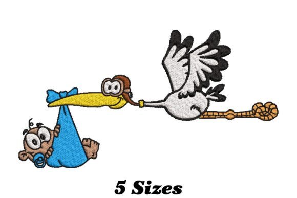 Stork Bird with Baby: A Seasonal Embroidery Review