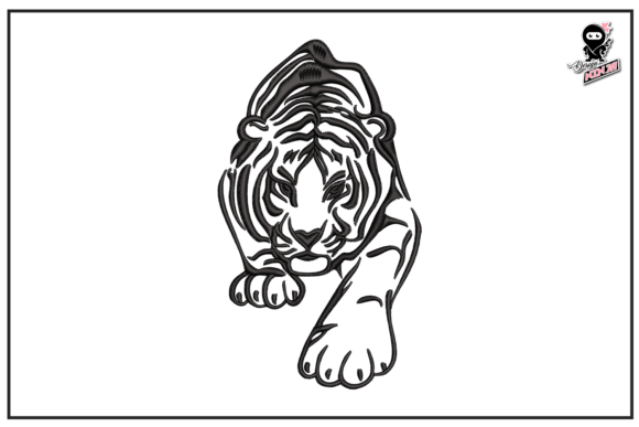 Tiger Outline Embroidery Review