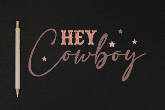 Western Design Hey Cowboy