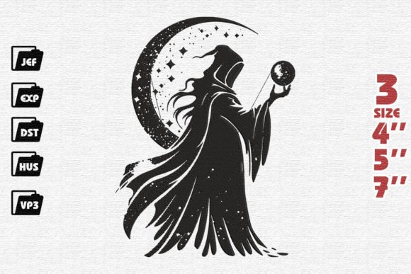Witch Silhouette Embroidery Review